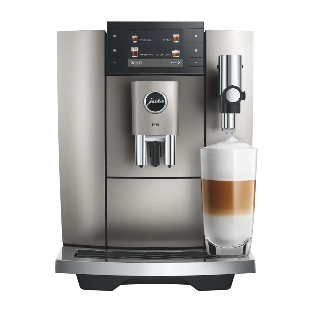 Jura E8 Midnight Silver Coffee Machine